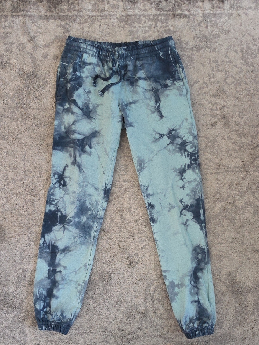 TALENTLESS Blue Tie-Dye Sweatpants